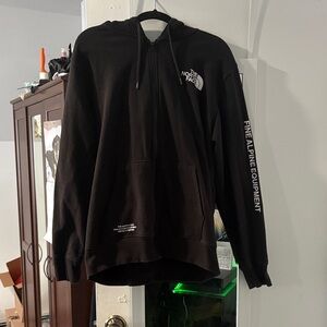 The North Face Black Hoodie with Logo